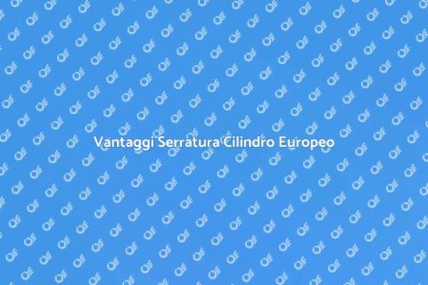 Serratura Cilindro Europeo Sicura