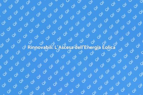 Energia Eolica in Nord America