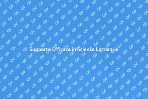 Aiuto in Scienze Letterarie Professionale