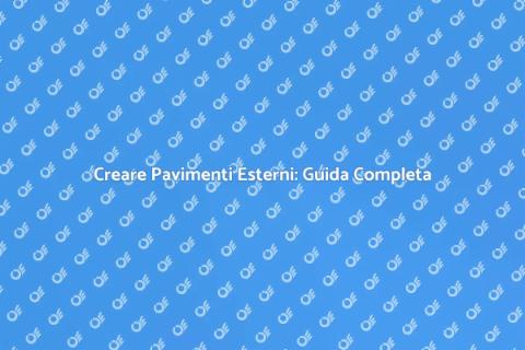 Pavimenti per Esterni: Bellezza e Funzionalità