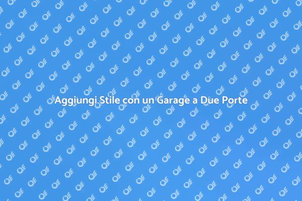 Guida all'Installazione di un Garage