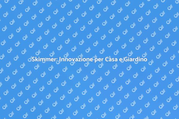 Skimmer: La Rivoluzione nella Manutenzione