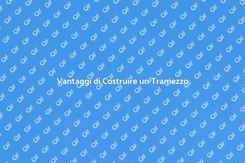 Costruire un Tramezzo: Vantaggi e Idee