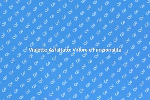Asfaltare un Vialetto: Guida Pratica