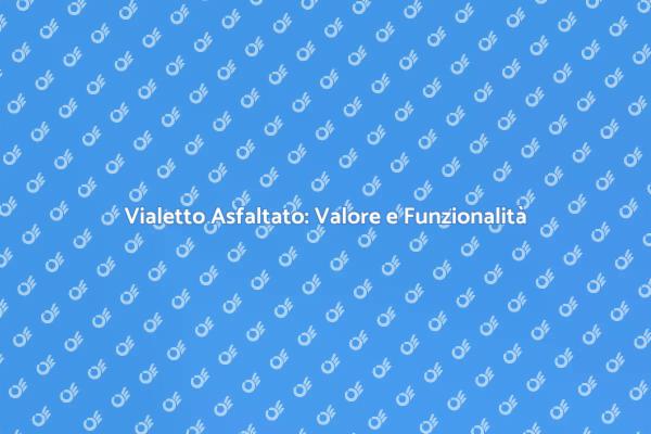 Asfaltare il Vialetto: Ecco Come Fare