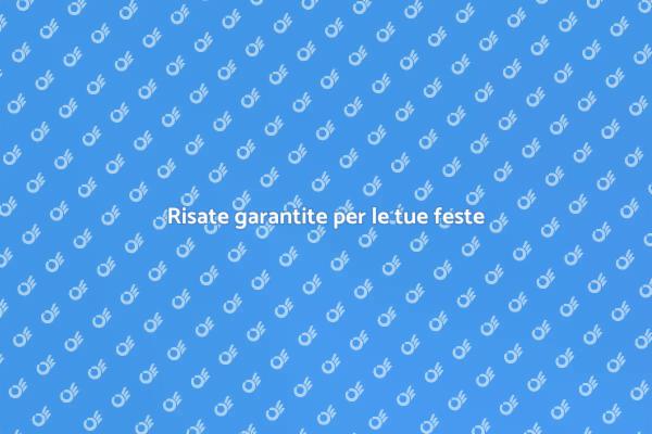 Feste indimenticabili con un comico