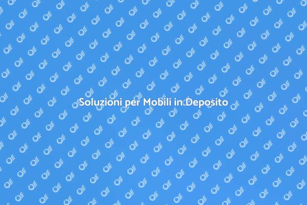 Tenere i Mobili in Deposito: Ecco Come