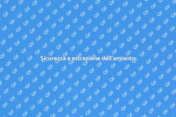 Amianto: perché rimuoverlo subito
