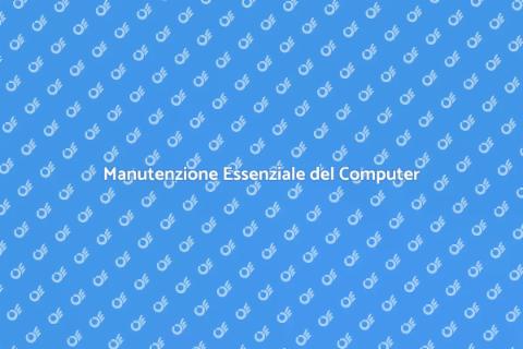 Pulizia Interna Computer Desktop Essenziale