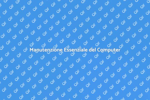 Perché Pulire Internamente il Computer?