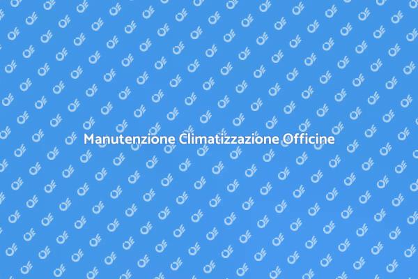 Manutenzione Essenziale per Officine