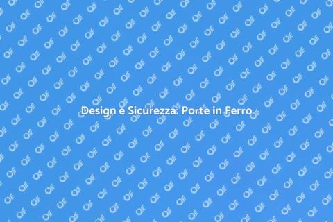 Porta in Ferro Industriale: Stile Unico