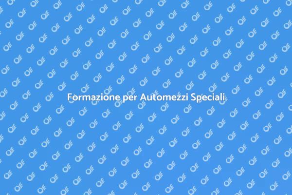 Diventa Autista di Mezzi Speciali