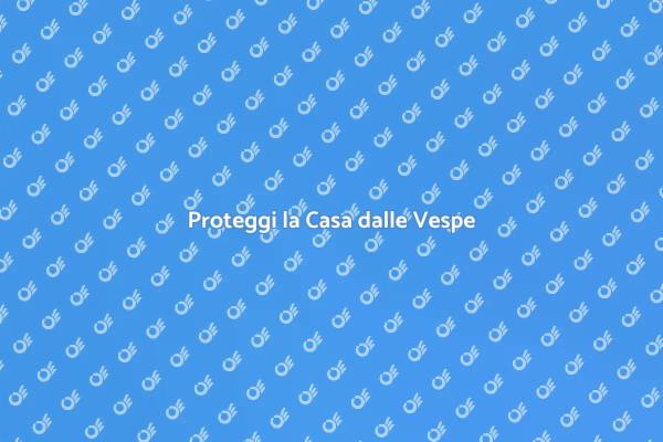 Sicurezza Casa: Valutazione Vespe
