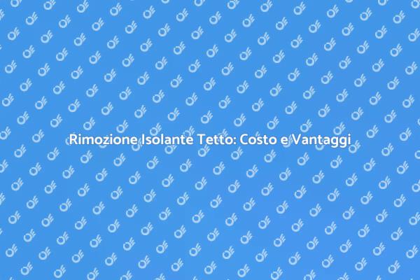 Isolante Tetto: Costi e Benefici