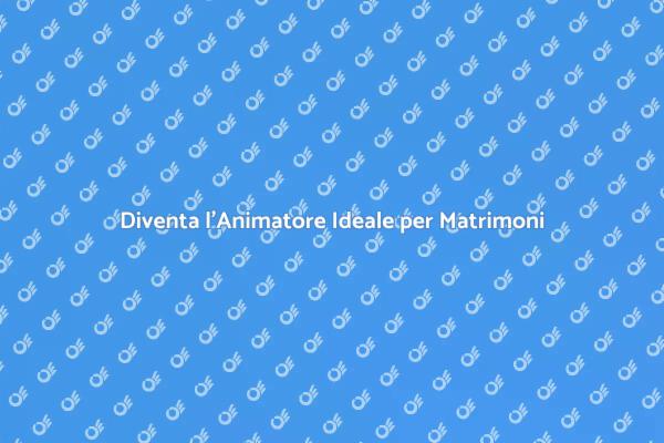 L'Animatore Perfetto per il Tuo Matrimonio