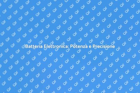 Batteria Elettronica Professionale