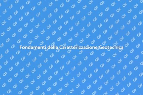 Caratterizzazione Geotecnica Terreni