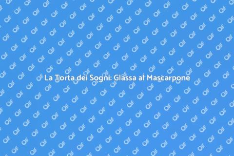 Torta Nuziale con Glassa al Mascarpone