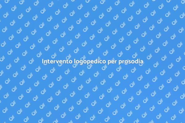 Prosodia e logopedia: un connubio vincente