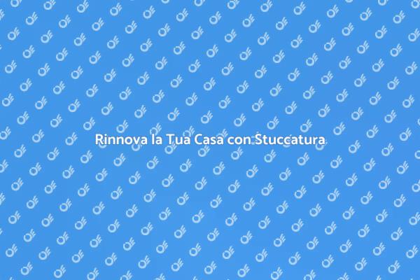 Tecniche per Stuccare Pareti Esterne