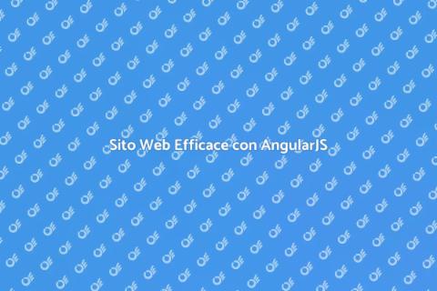 Creare Sito Web con AngularJS