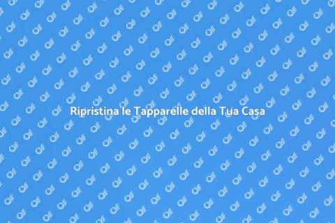 Sostituire le Tapparelle Danneggiate