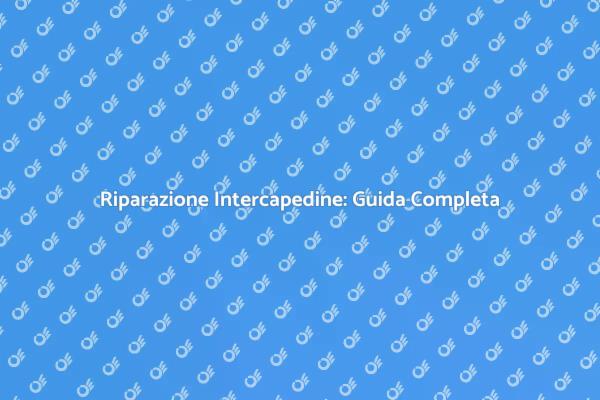 Intercapedine: Come Ripararla Correttamente