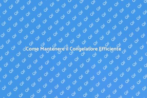 Manutenzione Congelatore: Guida Essenziale