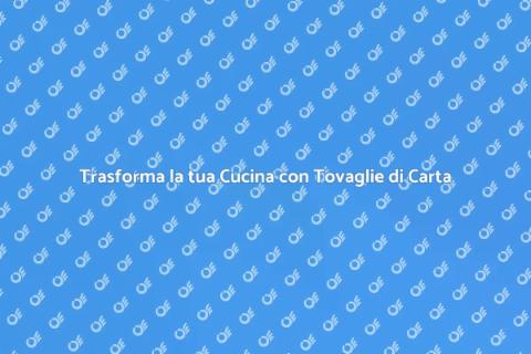 Cucina Rustica con Tovaglie di Carta