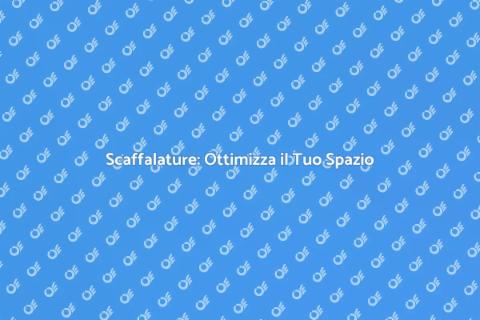 Scaffalature: Design e Funzionalità