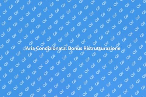 Installare Aria Condizionata Bonus 110