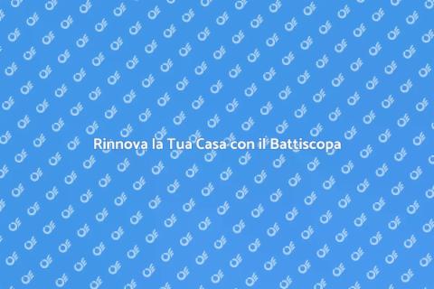 Sostituire il Battiscopa per Rinnovare
