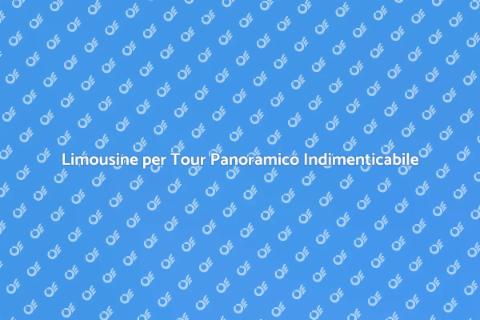 Noleggiare Limousine per Tour Panoramico