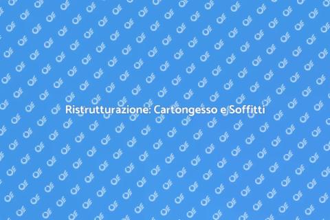Posa Cartongesso su Soffitti Ribassati