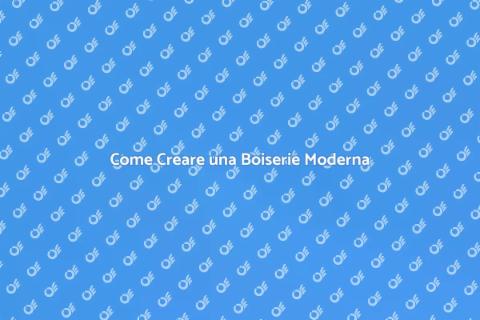 Boiserie Moderna in Cartongesso