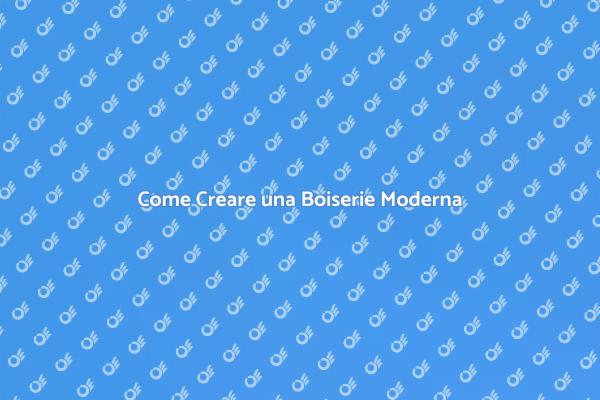 Trasforma le Pareti con una Boiserie