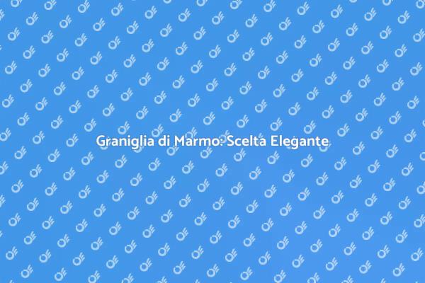 Pavimenti in Marmo: Eleganza e Stile