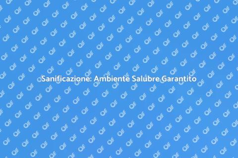 Servizio Professionale di Sanificazione