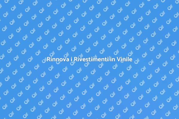 Ristruttura il Tuo Vinile Oggi