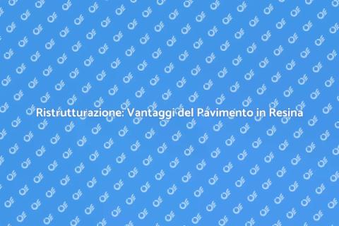Pavimento in Resina: Trasparenza Estetica