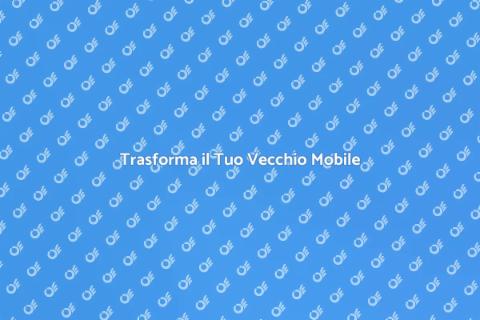 Ristrutturare un Vecchio Mobile