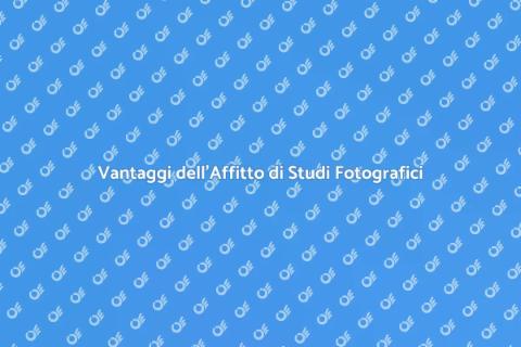 Affitto Studio Fotografico Ideale