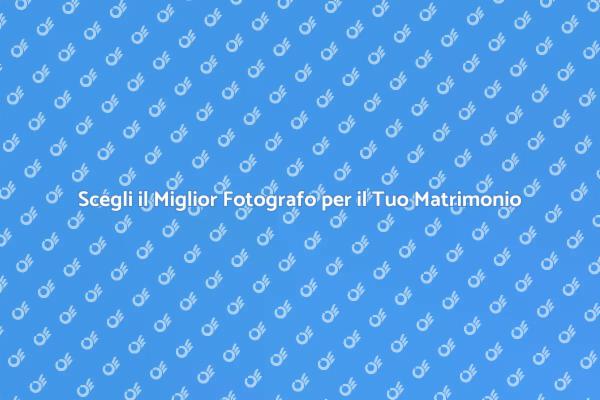 Cattura le Emozioni del Tuo Matrimonio