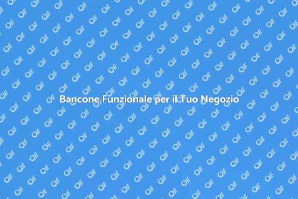 Progetta il Tuo Negozio con un Bancone