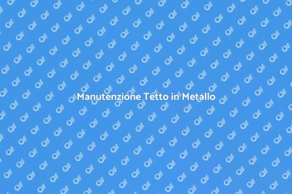 Riparazione Efficace di Tetti in Metallo