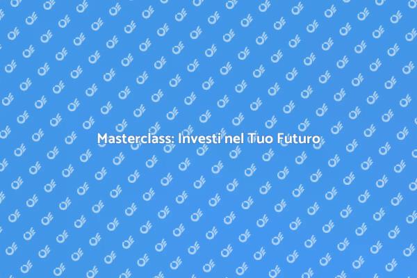 Masterclass: Crescita e Formazione