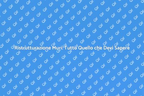 Ristuccare un Muro: Guida Pratica