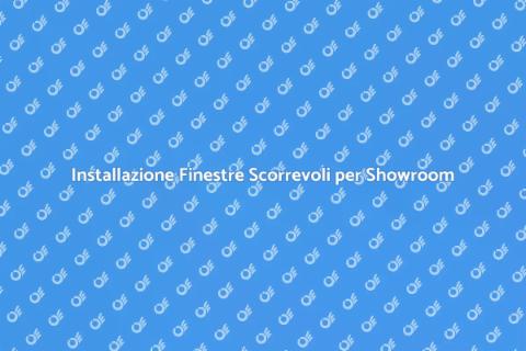 Finestre Scorrevoli per Showroom Eleganti