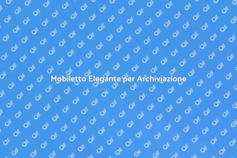 Mobiletto con Mensola per Archivi